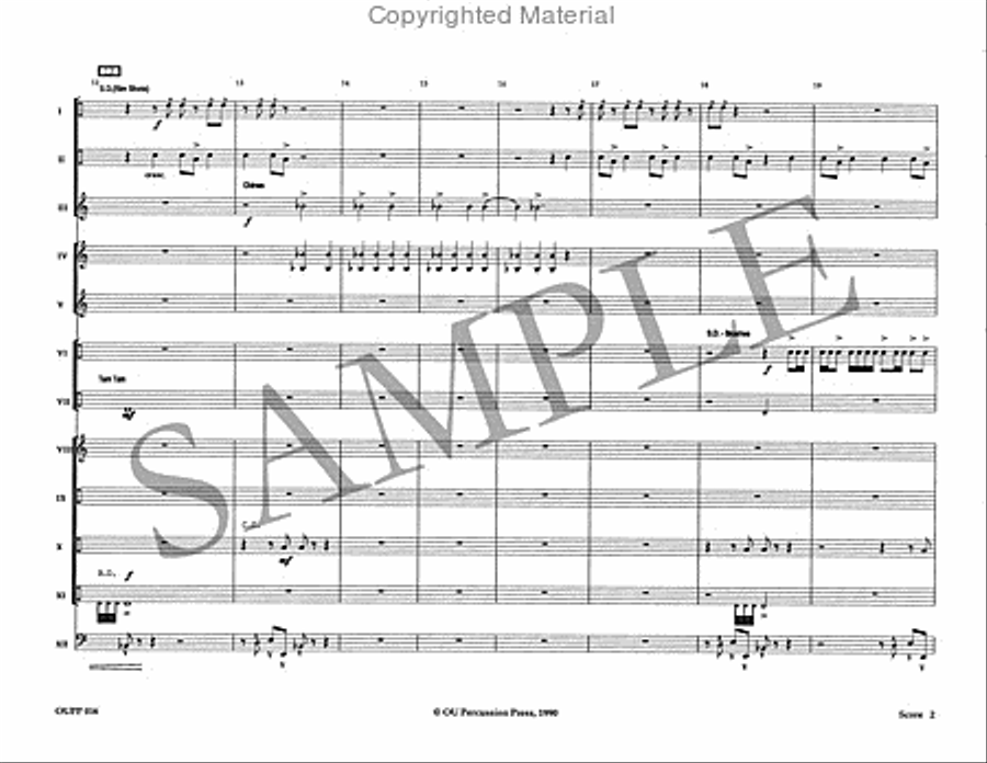 The Phantom Dances Percussion Ensemble scores gallery preview page 3