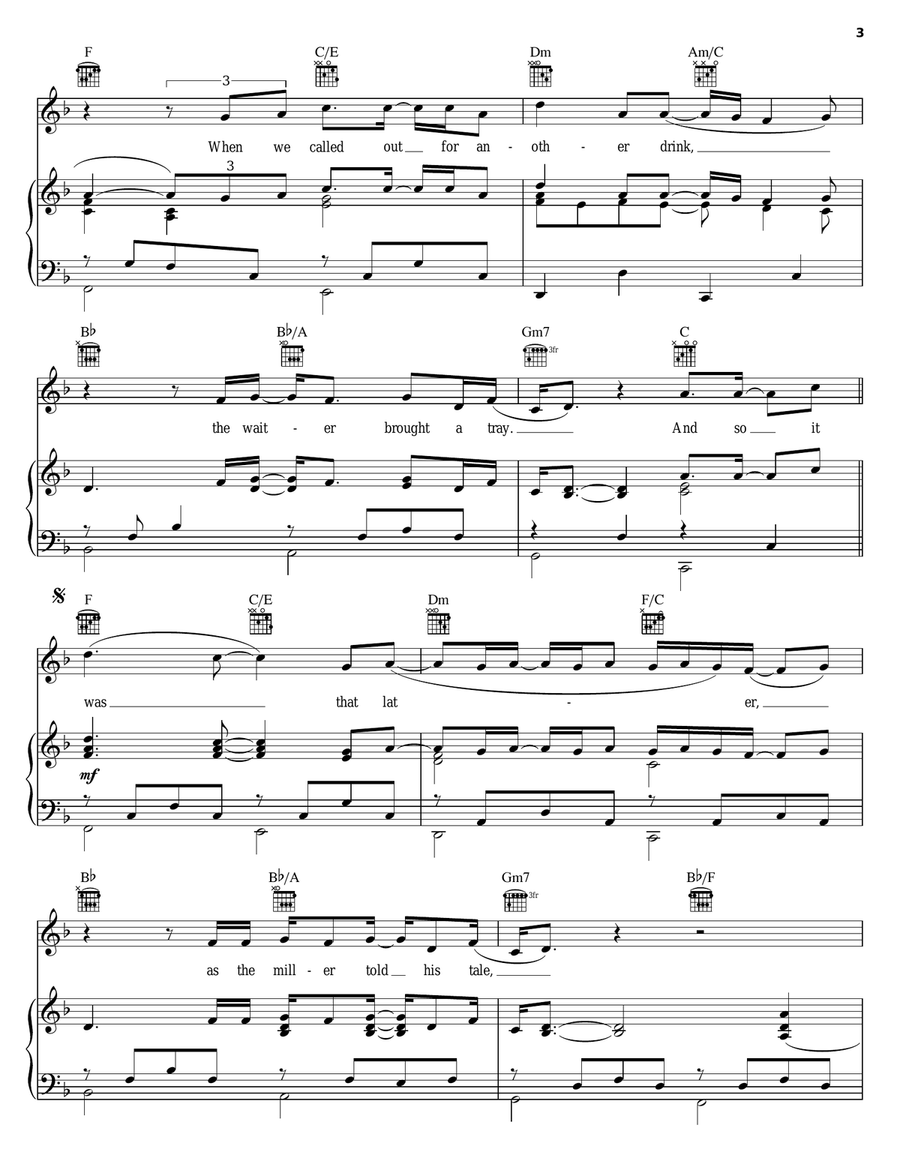 A Whiter Shade Of Pale Acoustic Guitar scores gallery preview page 3