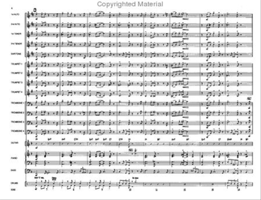 O Christmas Tree Jazz Ensemble scores gallery preview page 3