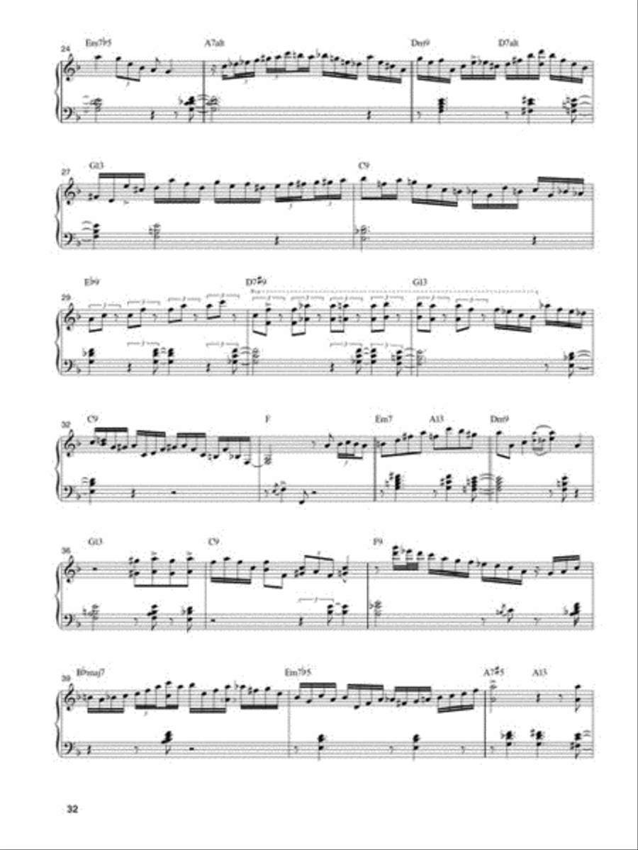 Oscar Peterson Plays Standards Piano Method scores gallery preview page 7