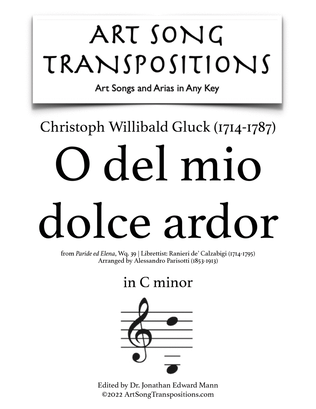 GLUCK: O del mio dolce ardor (transposed to C minor)