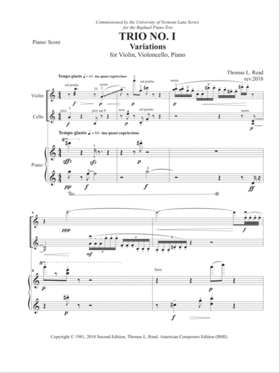 [Read] Piano Trio No. 1 Piano Trio scores gallery preview page 5