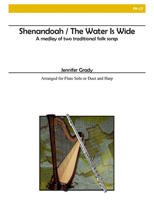 Book cover for Shenandoah/The Water Is Wide for Flute and Harp