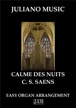 Book cover for CALME DES NUITS (EASY ORGAN) - C. S. SAENS