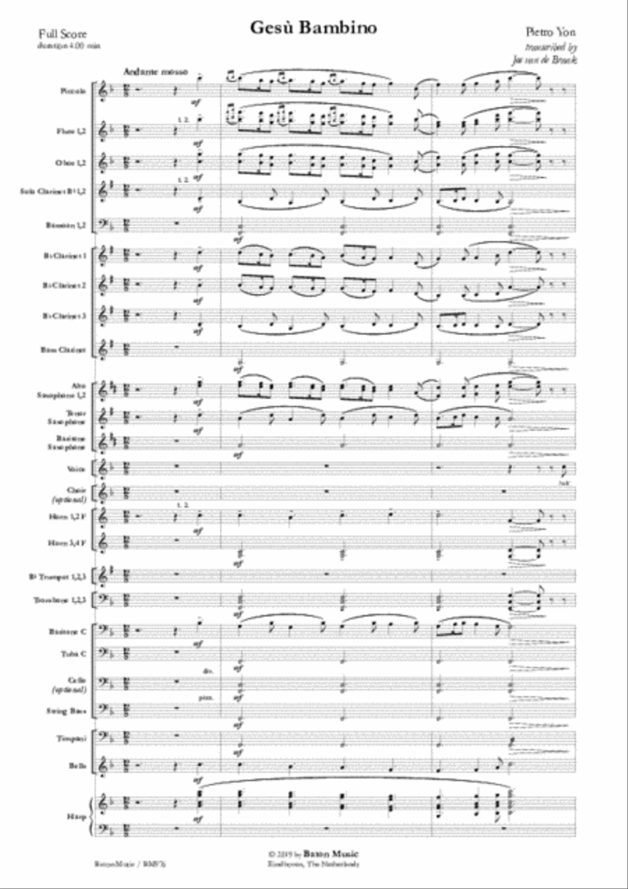 Gesù Bambino Choir scores gallery preview page 2