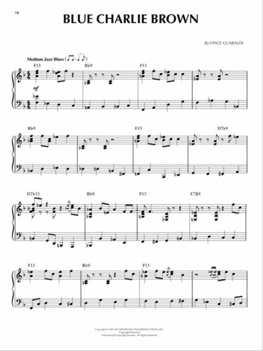 The Charlie Brown Collection™ Piano Solo scores gallery preview page 9