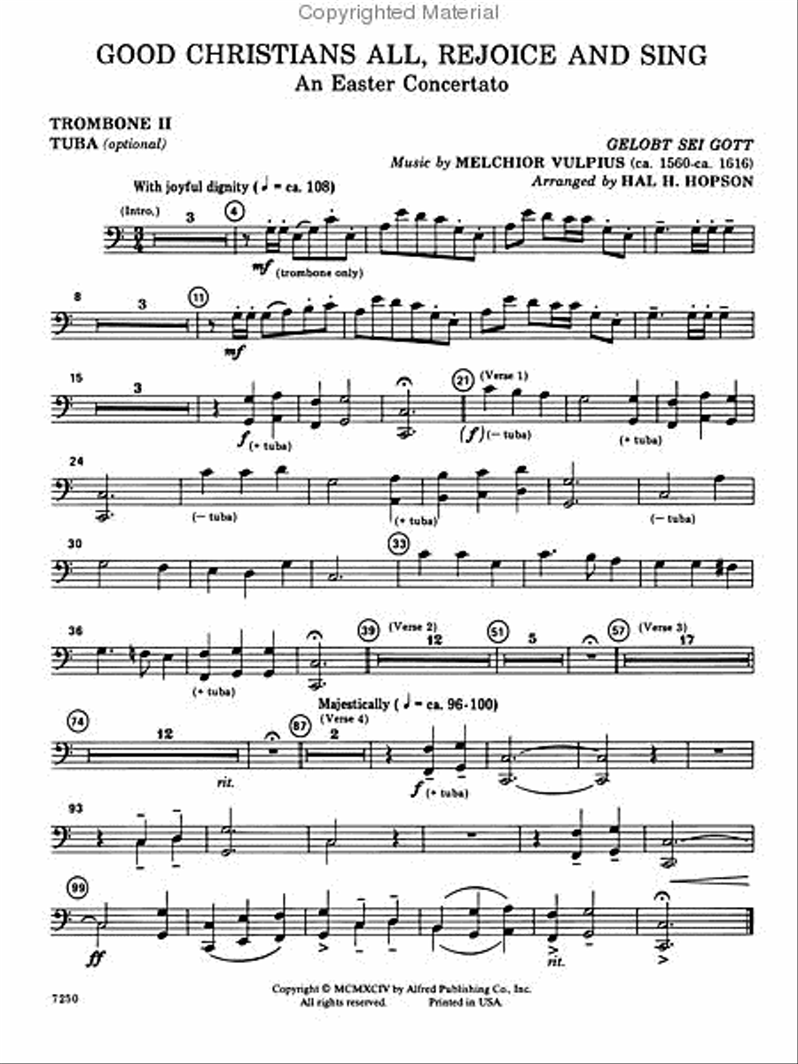 Good Christians All, Rejoice and Sing (An Easter Concertato) Choir scores gallery preview page 5