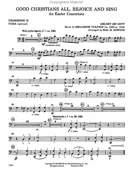 Good Christians All, Rejoice and Sing (An Easter Concertato)
