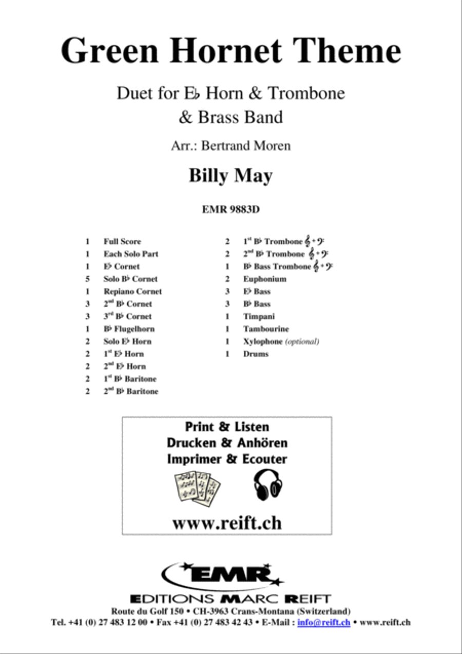 Green Hornet Theme Brass Duet scores gallery preview page 2
