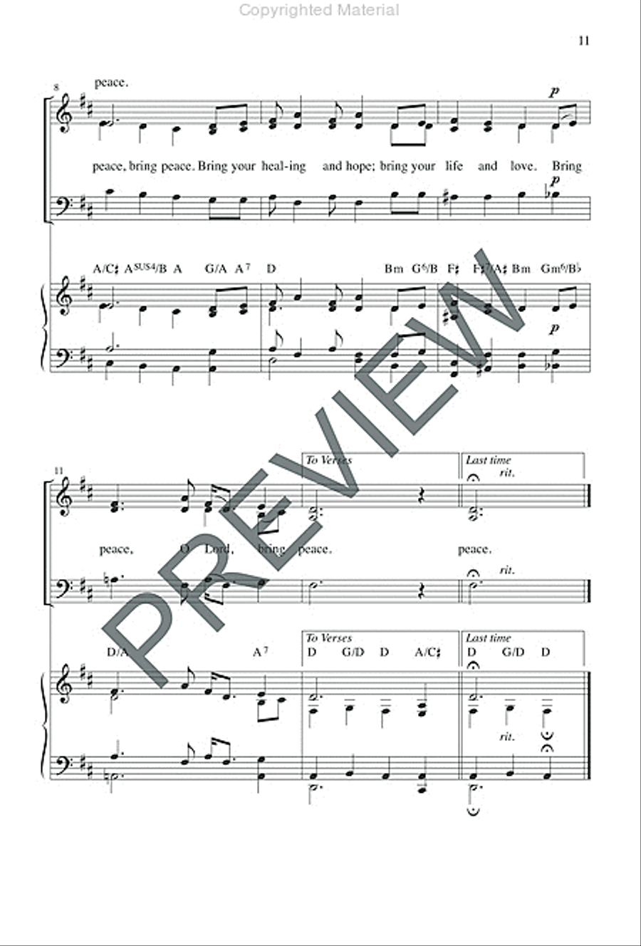 Sing for Peace - Preview edition SA scores gallery preview page 10