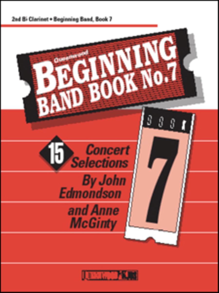 Beginning Band Book No. 7 - 2nd Clarinet Concert Band scores gallery preview page 1