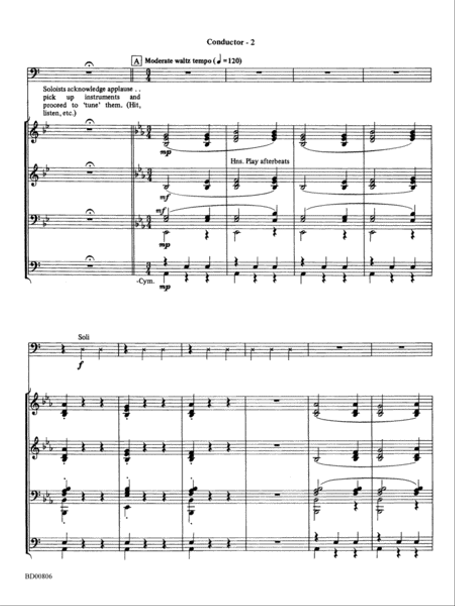 Second Concerto for Faculty and Band: Score Concert Band scores gallery preview page 4