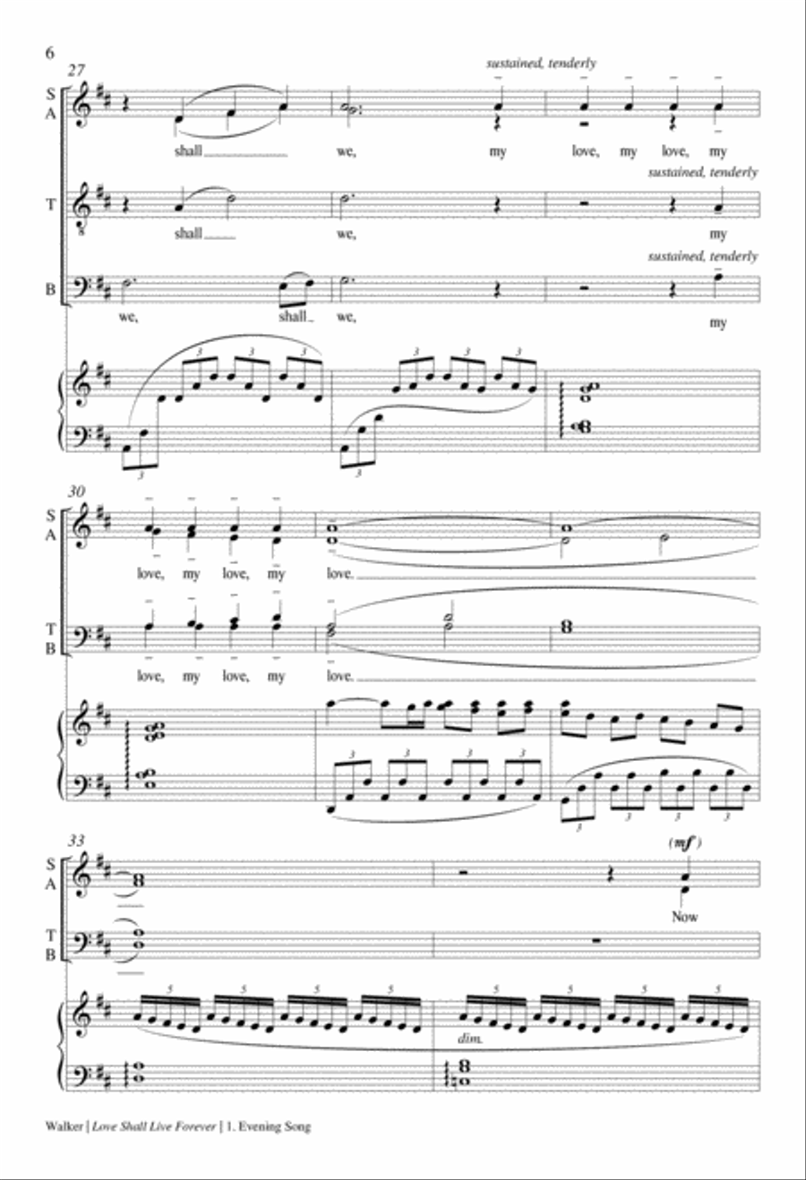 Love Shall Live Forever Divisi scores gallery preview page 6