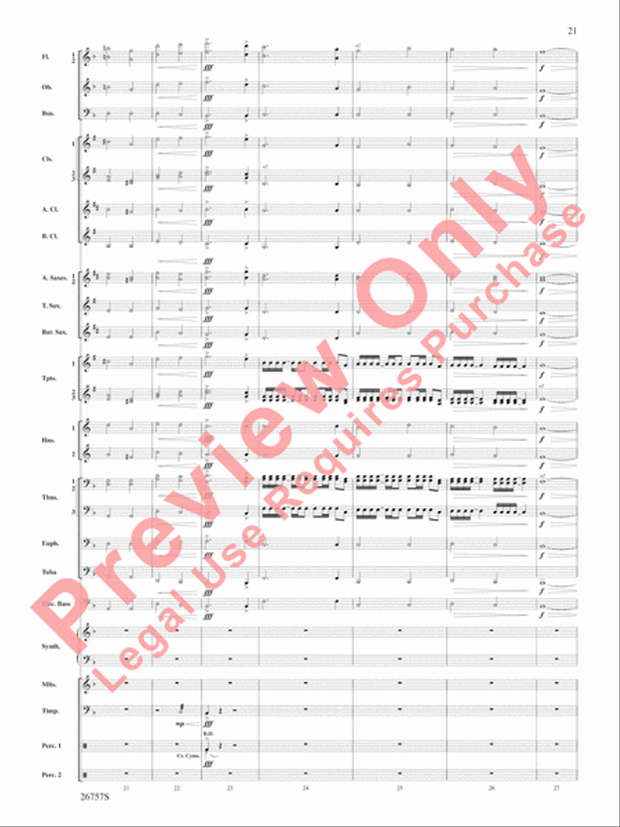 Video Games Live -- Part 1 Concert Band scores gallery preview page 22
