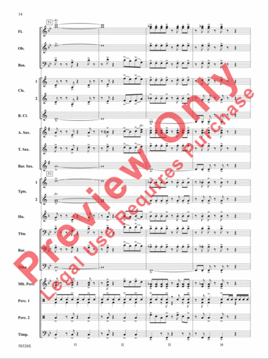Intenso Concert Band scores gallery preview page 15