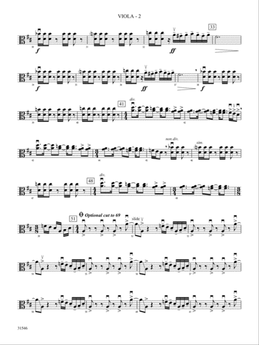 Kashmir: Viola String Orchestra scores gallery preview page 2