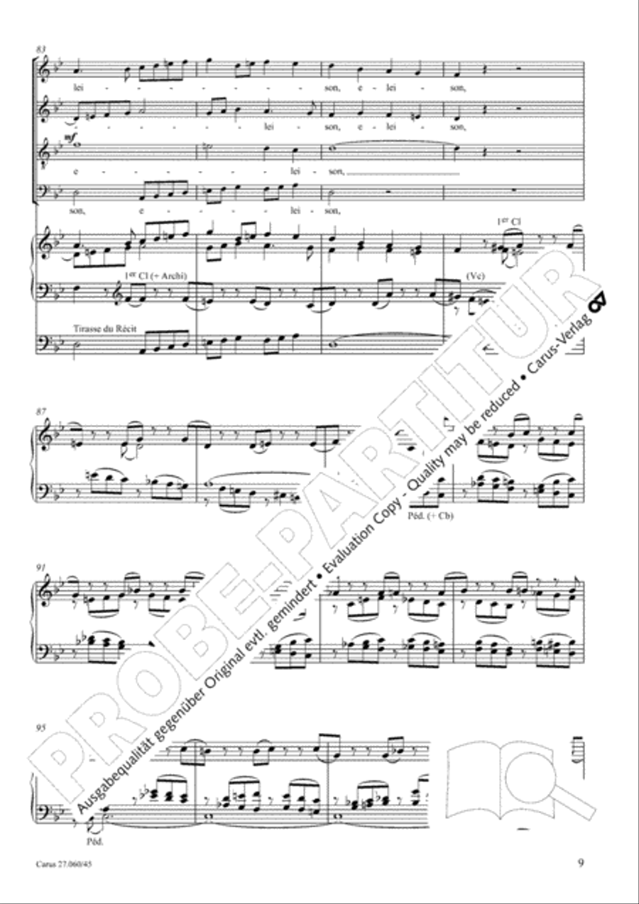 Messe a quatre voix 4-Part scores gallery preview page 10