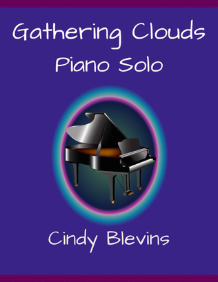 Book cover for Gathering Clouds, original piano solo