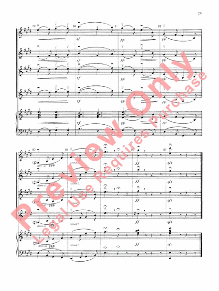 Highland/Etling Violin Quartet Series: Book 3 Small Ensemble scores gallery preview page 30