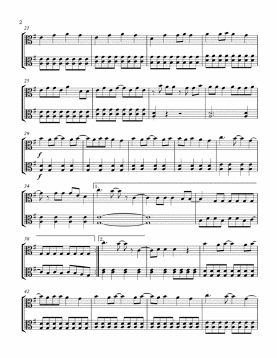 You Belong With Me String Duet scores gallery preview page 3