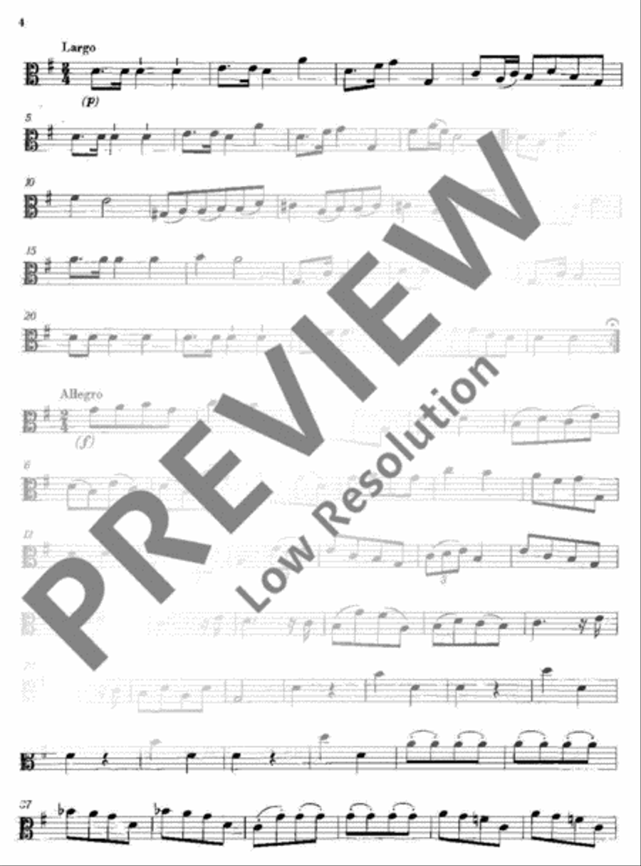 Concerto polonois G Major Viola scores gallery preview page 4