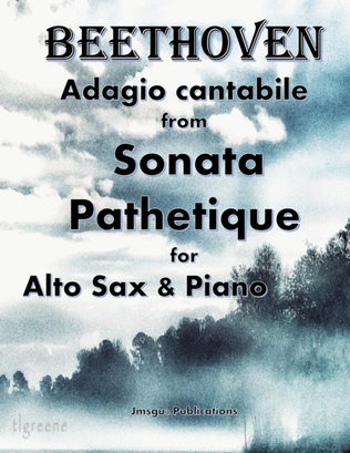 Beethoven: Adagio from Sonata Pathetique for Alto Sax & Piano