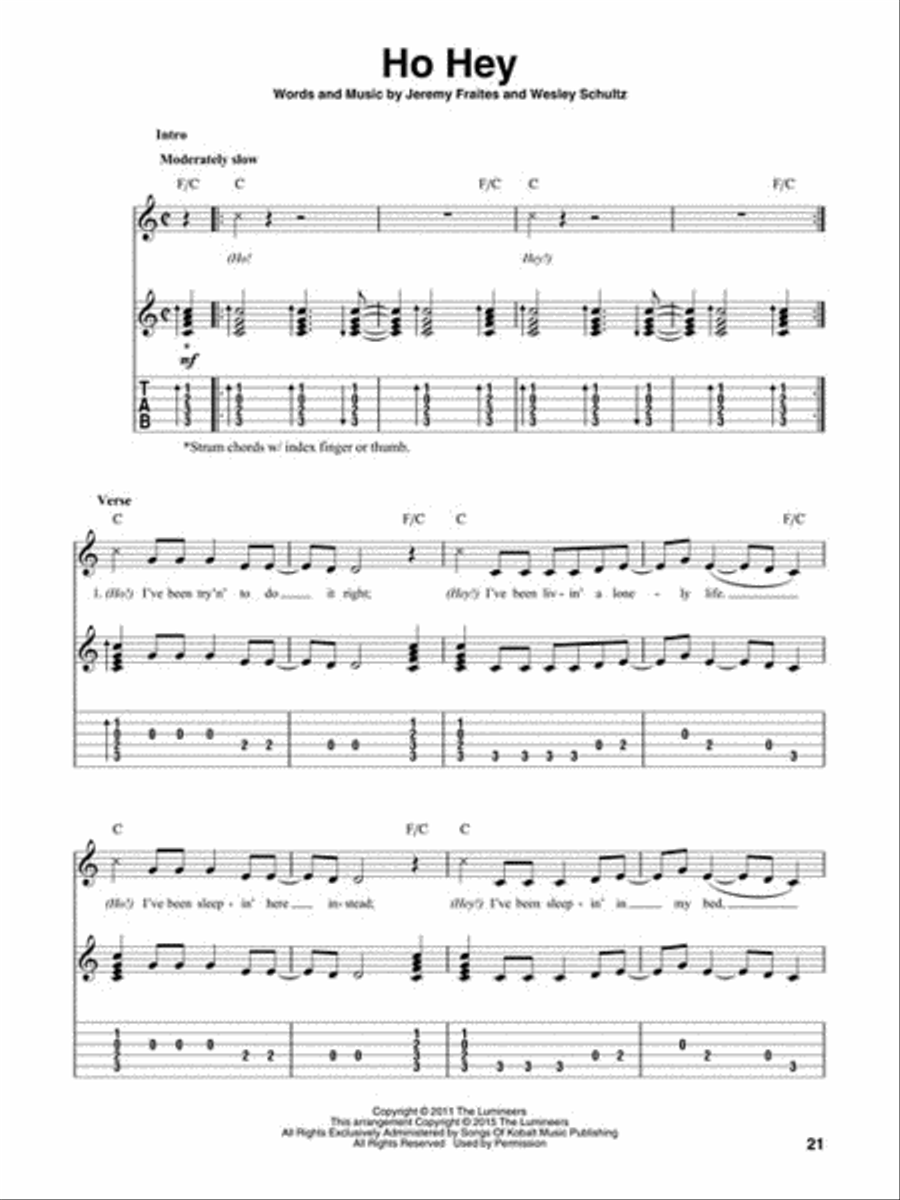 Fingerpicking Popular Hits Acoustic Guitar scores gallery preview page 7