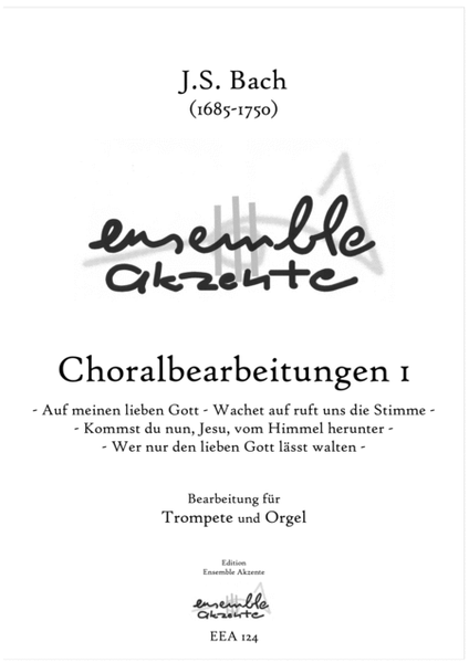 J.S.Bach: Chorale editing I. / Choralbearbeitungen Bd.1 - arrangement for trumpet and organ