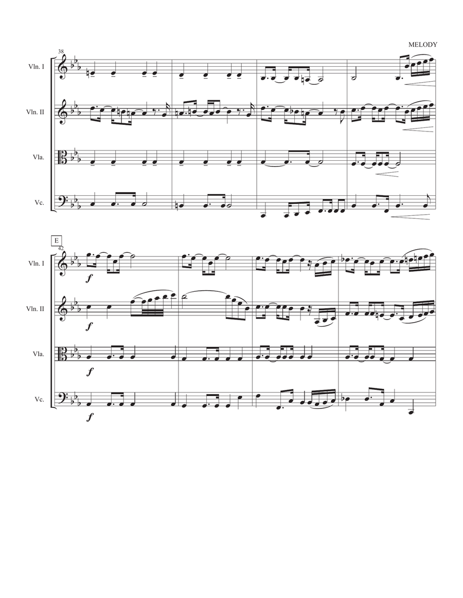 Overjoyed String Quartet scores gallery preview page 6