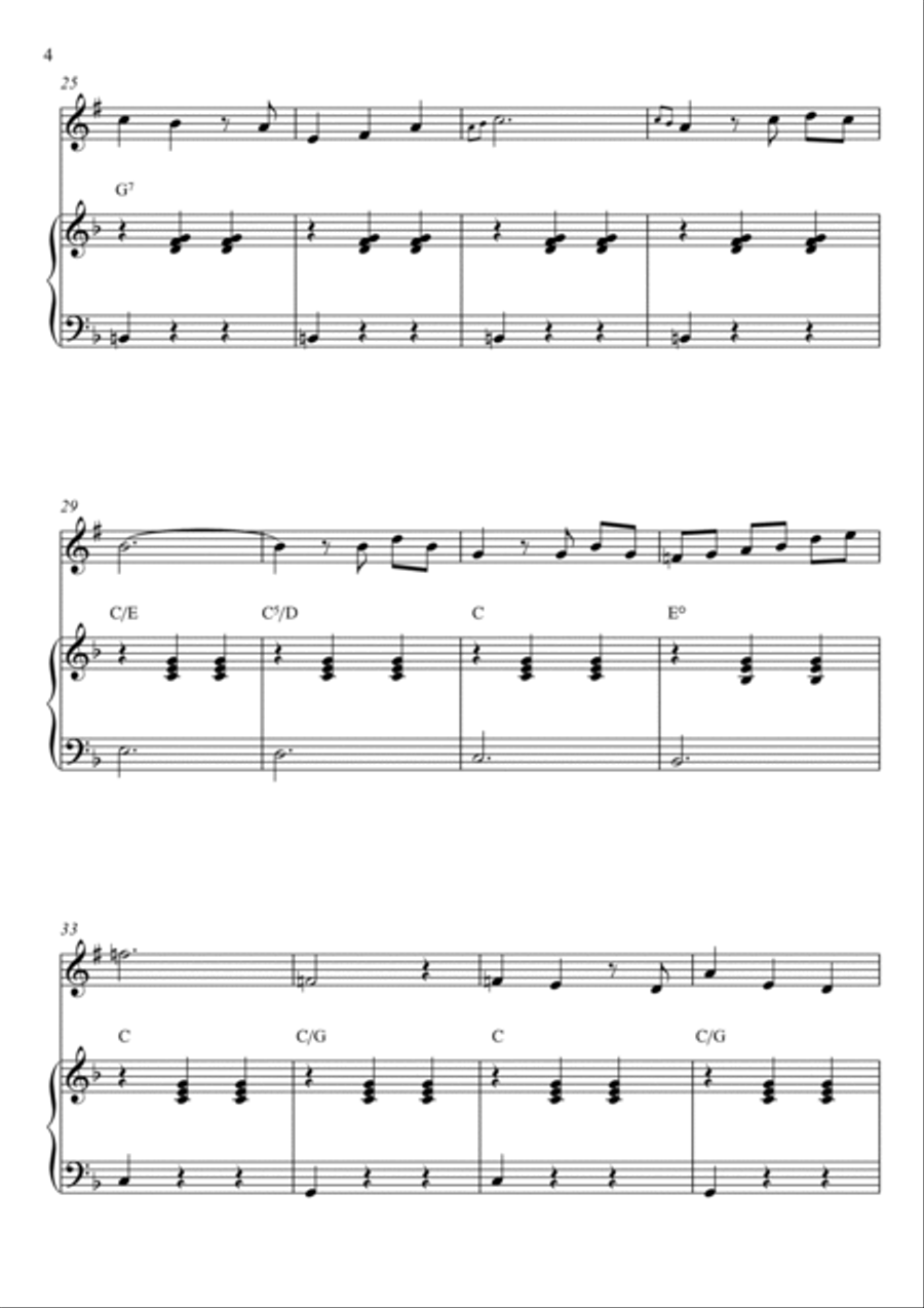 Married Life Trumpet Duet scores gallery preview page 4