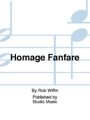 Book cover for Homage Fanfare