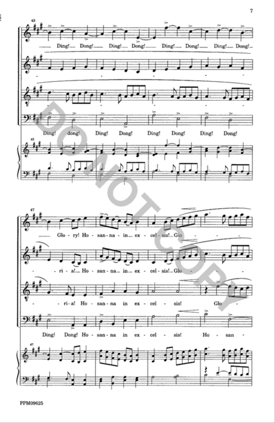 A Christmas Garland--SATB Divisi scores gallery preview page 8