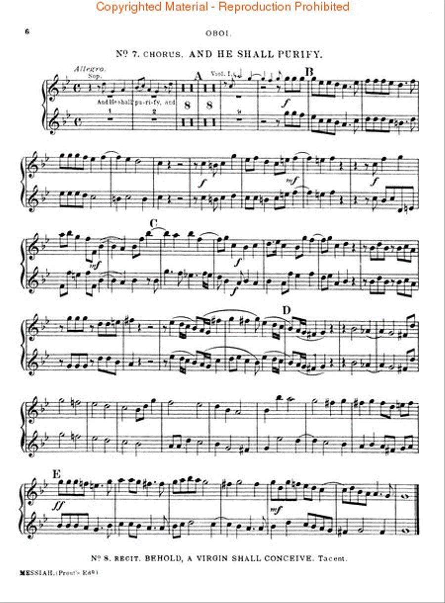 Messiah (Oratorio, 1741) Choir scores gallery preview page 3
