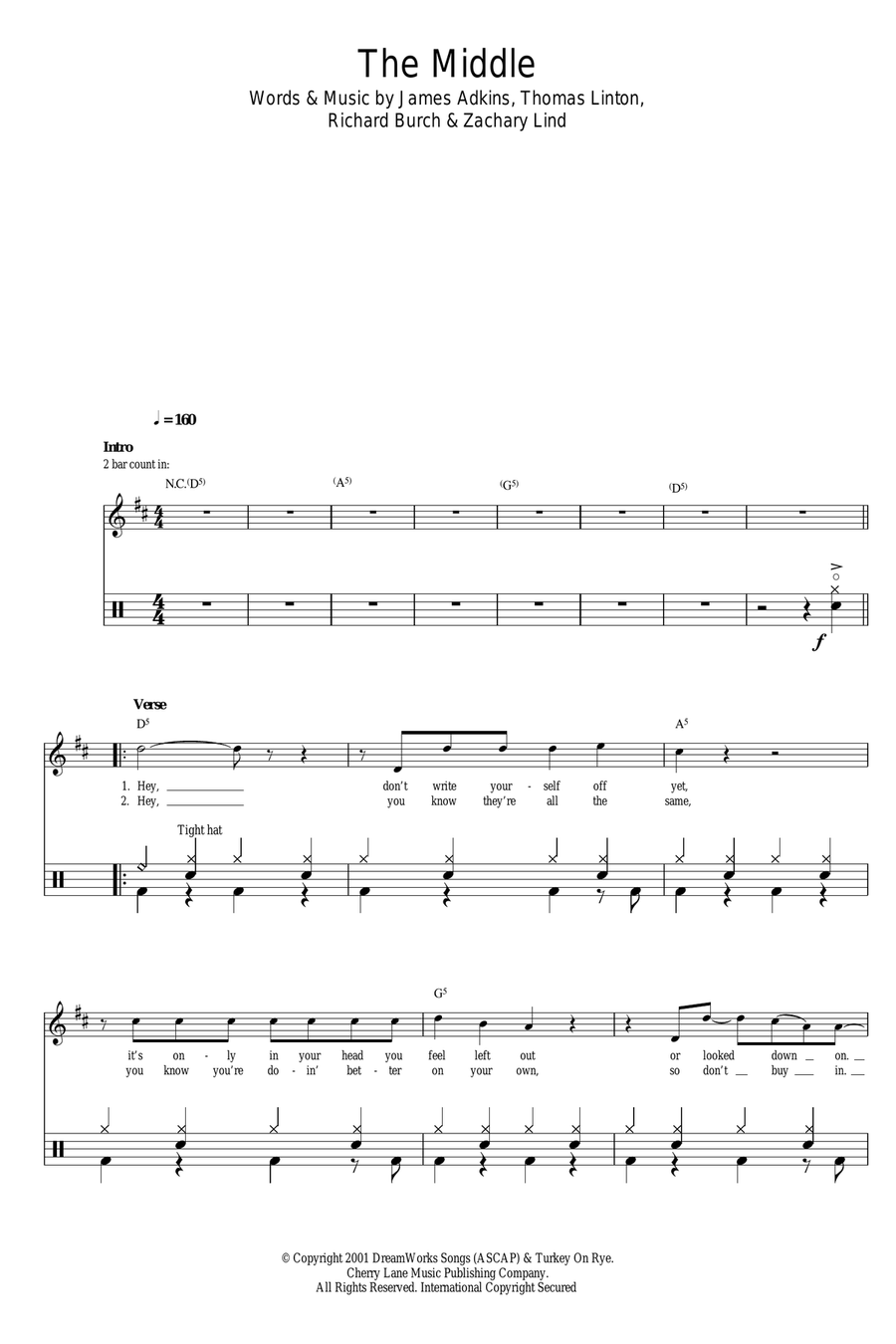 The Middle School and Community scores gallery preview page 1
