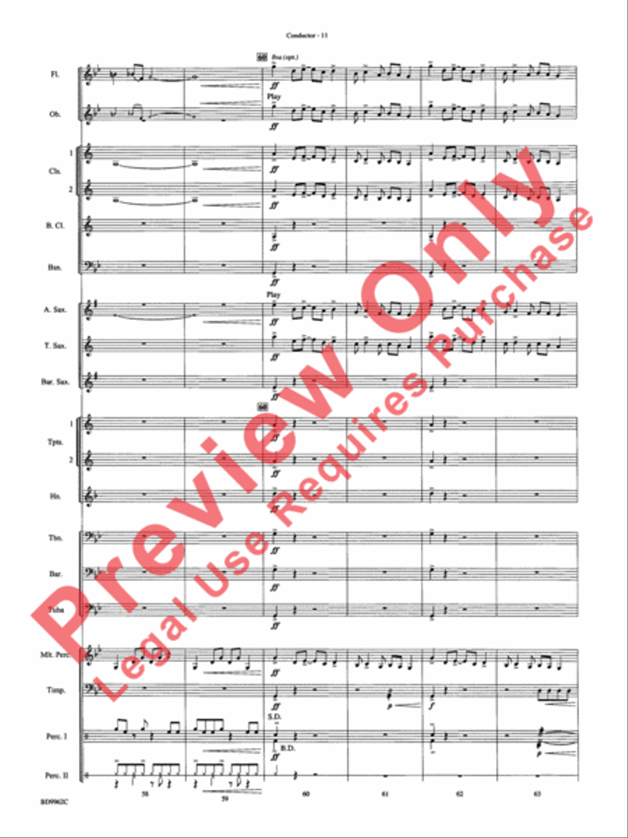 Rites of Tamburo Rites of Tamburo Concert Band scores gallery preview page 14