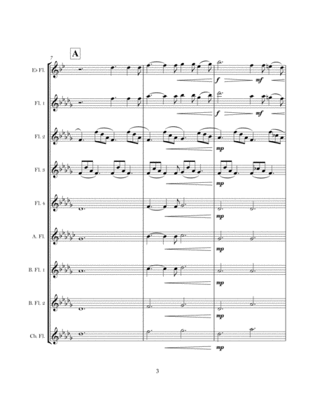 O Holy Night (flute choir)