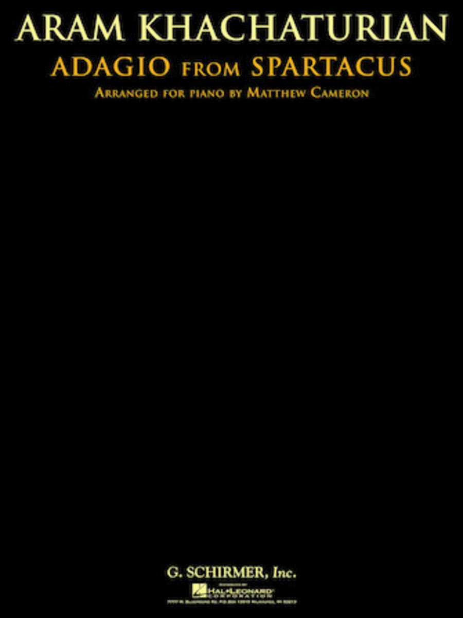 Adagio from Spartacus Piano Solo scores gallery preview page 1