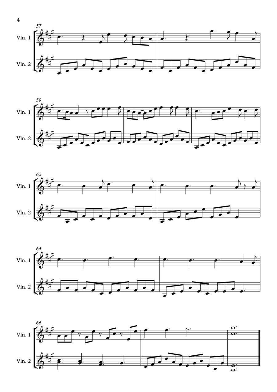 Perfect String Duet scores gallery preview page 4