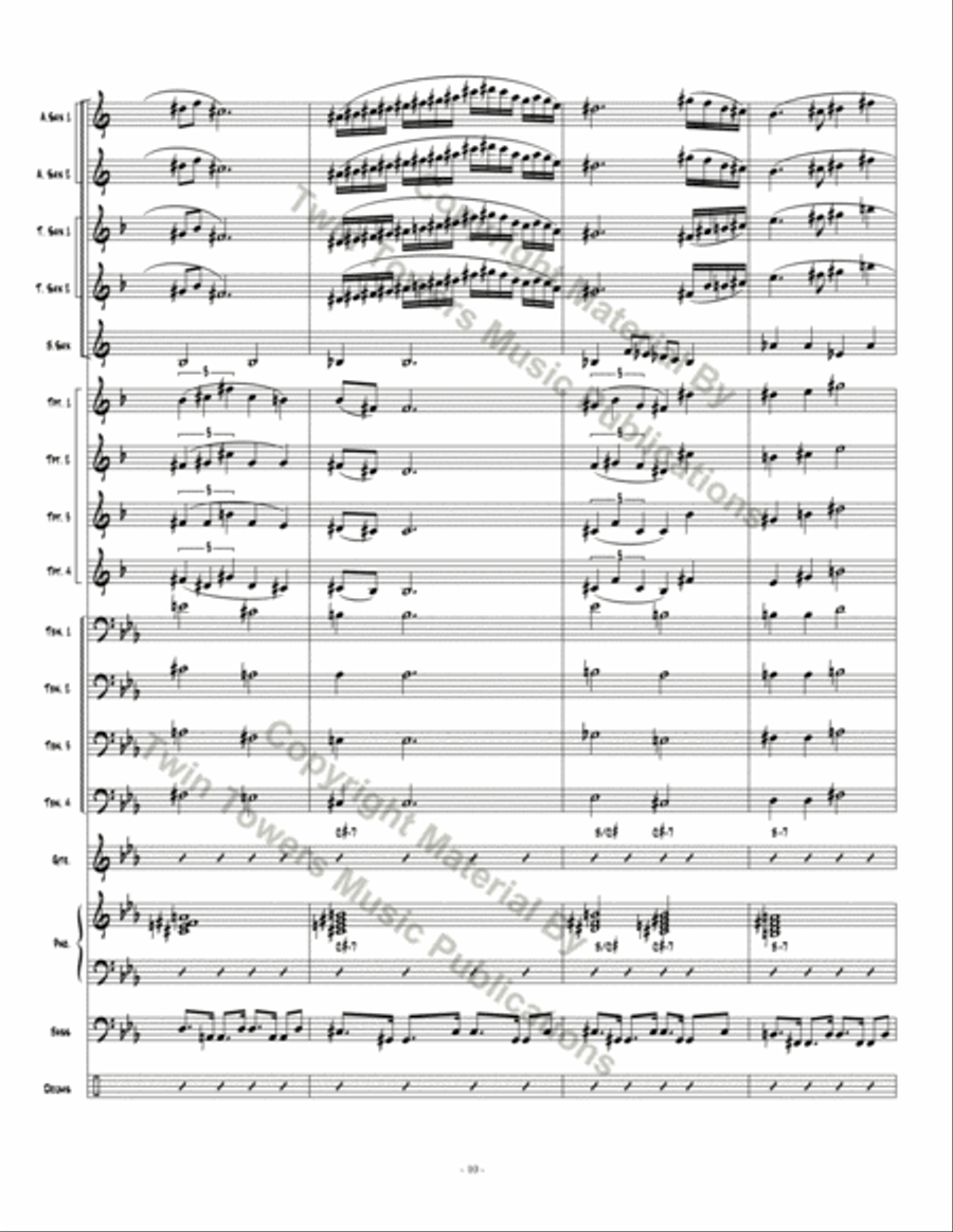 Summer Groove Jazz Ensemble scores gallery preview page 11
