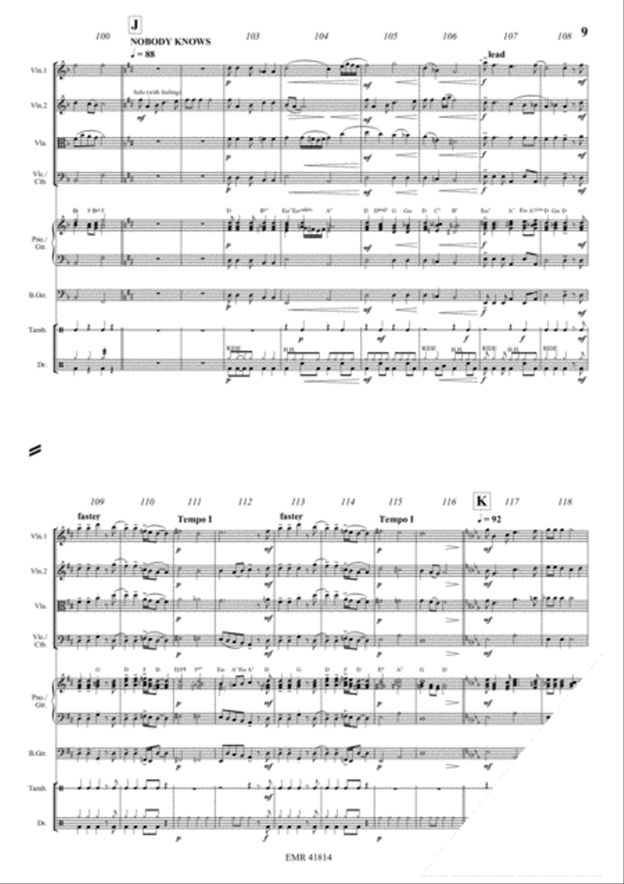 Fascinatin' Gospels Cello scores gallery preview page 9