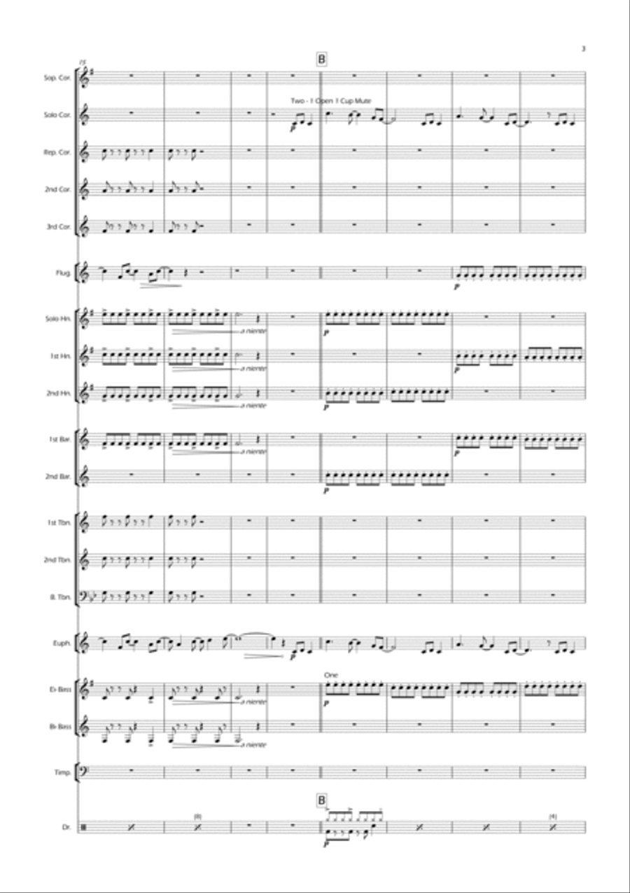 Rewrite The Stars Brass Band scores gallery preview page 3