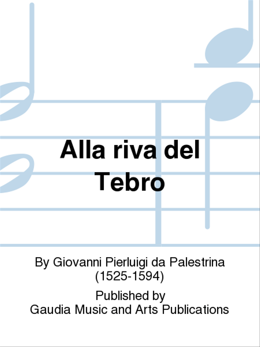 Alla riva del Tebro 4-Part scores gallery preview page 1