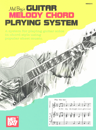 Book cover for Guitar Melody Chord Playing System