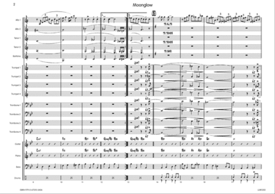 Moonglow Big Band scores gallery preview page 3