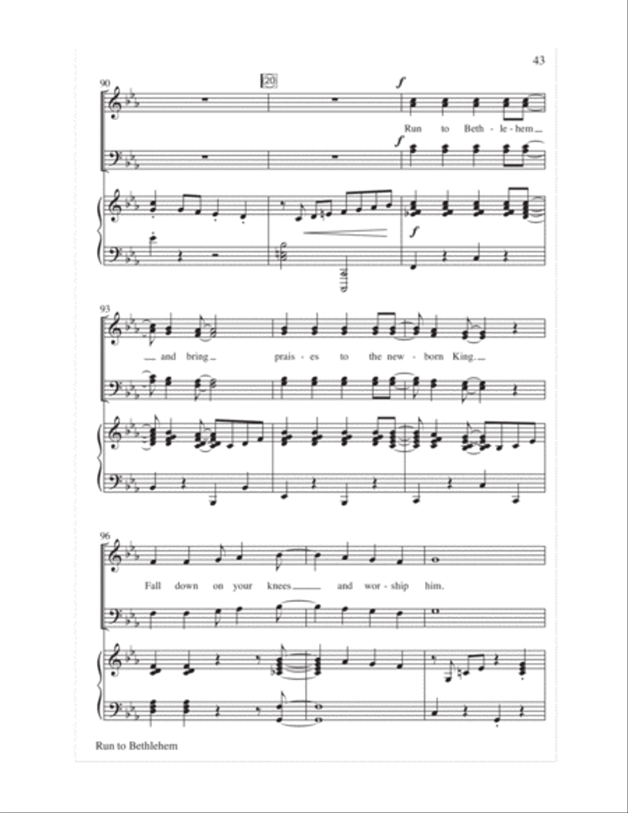 Sing with the Angels!- Score 4-Part scores gallery preview page 46