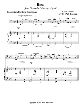 Rose-Noskowski-Euphonium/Baritone Horn-Piano