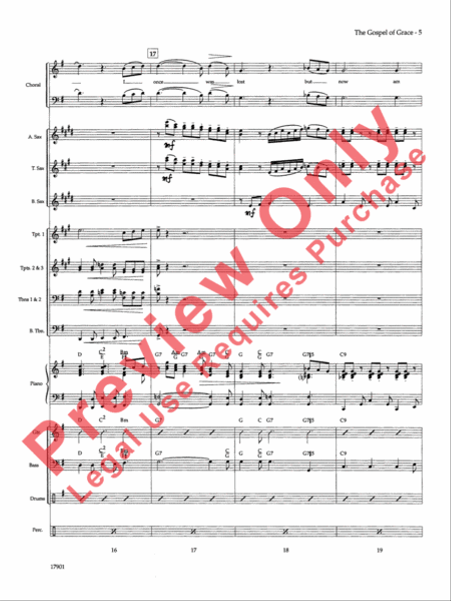 The Gospel of Grace The Gospel of Grace Choir scores gallery preview page 6