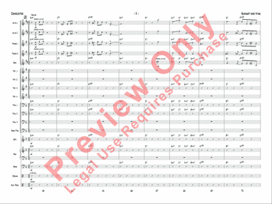 Sunset and Vine Jazz Ensemble scores gallery preview page 12