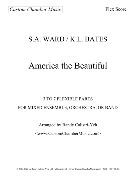America the Beautiful (Flexible Orchestra) image number null