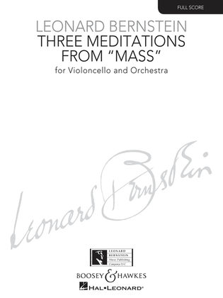 Book cover for Three Meditations from Mass